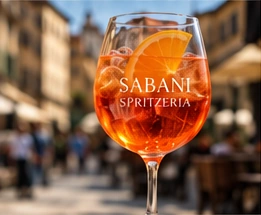 An orange spritz at Sabani Spritzeria