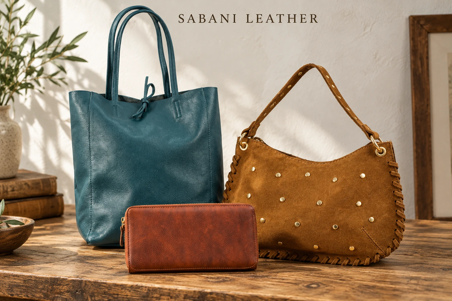 Sabani leather bags and wallet collection
