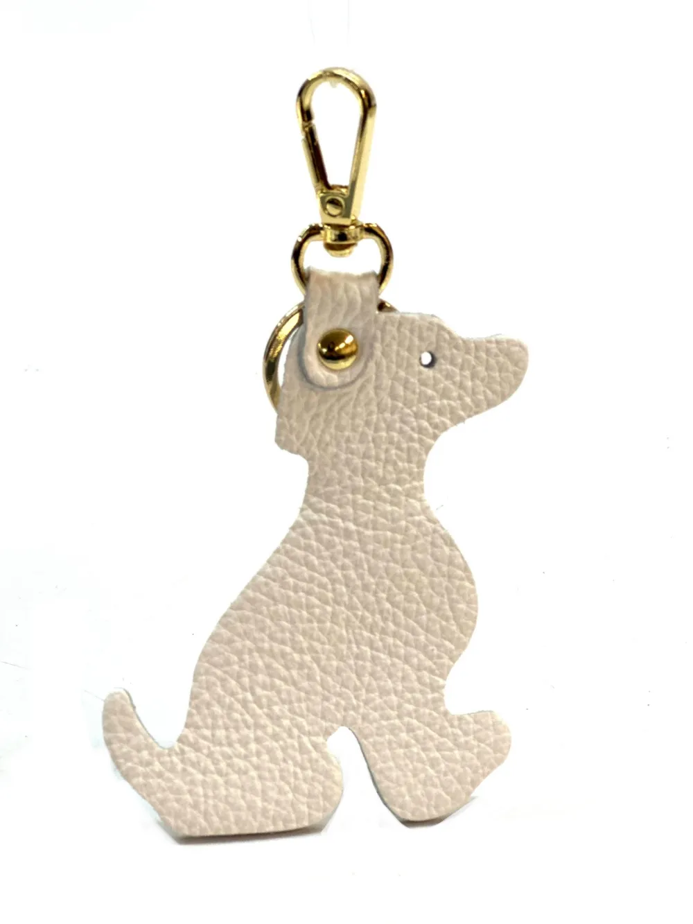 H008-portachiave (cane) · White