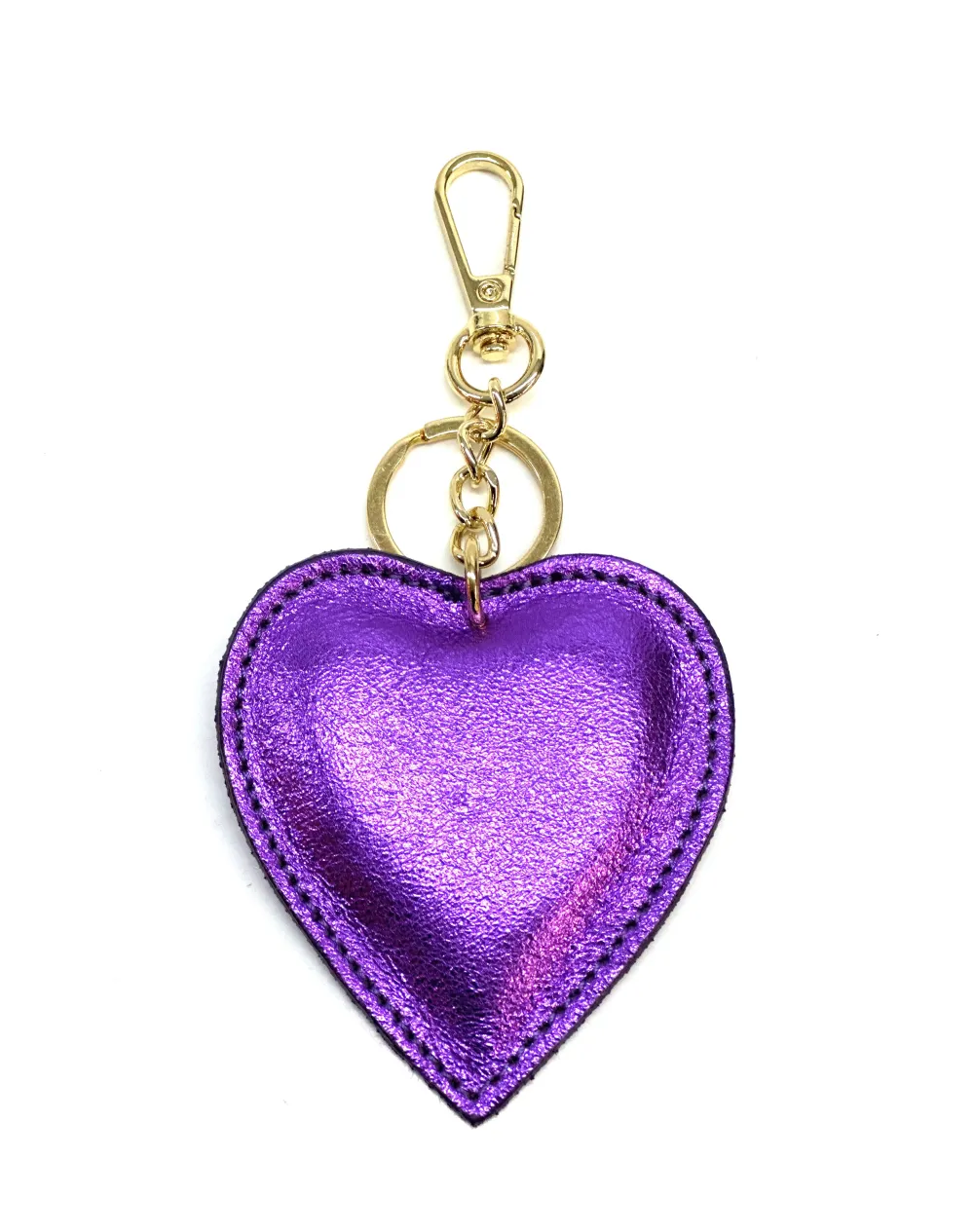 H008-portachiave(cuore) · Violett · Metallic