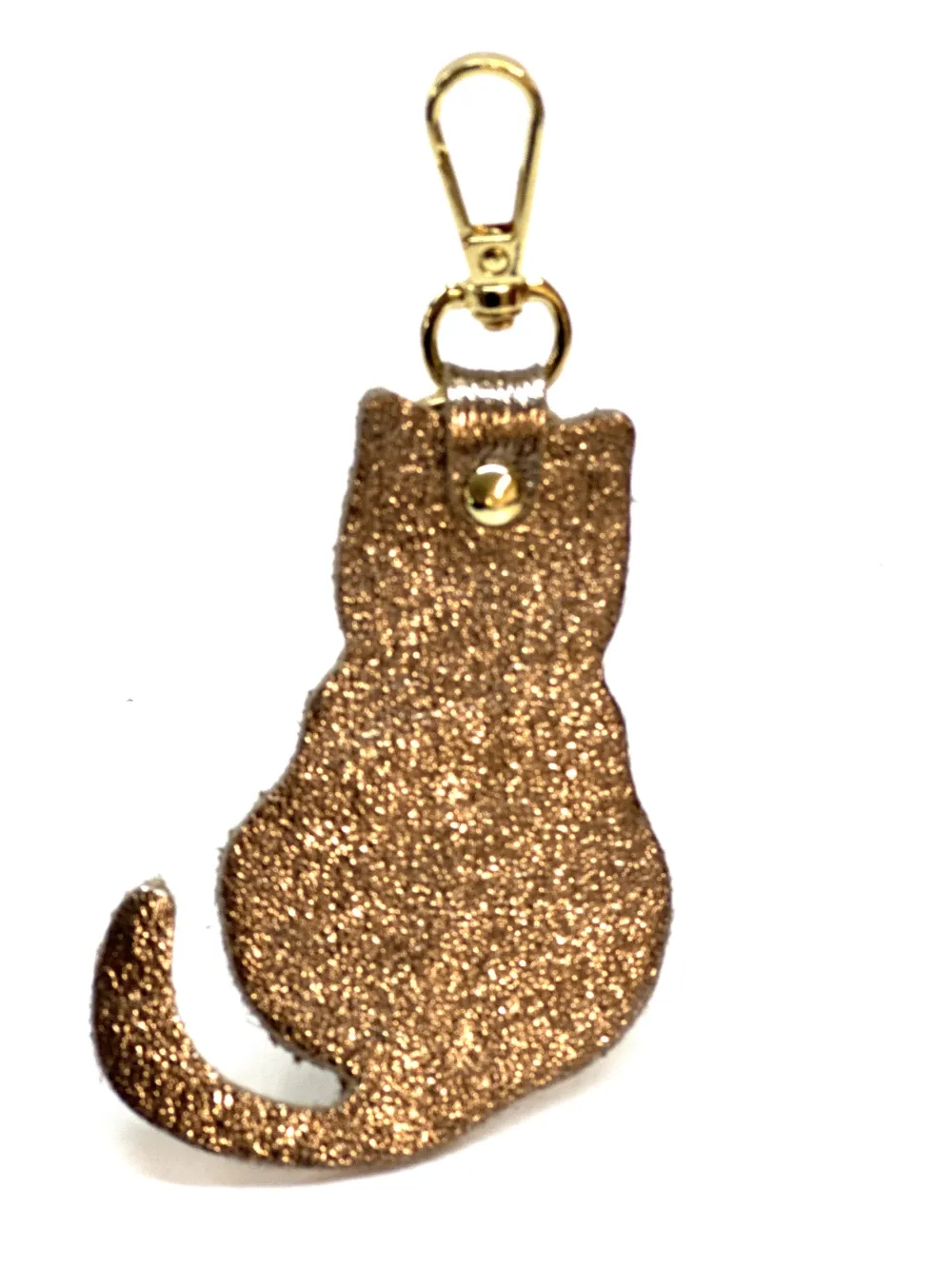 H008-portachiave(gatto) · Oro antico