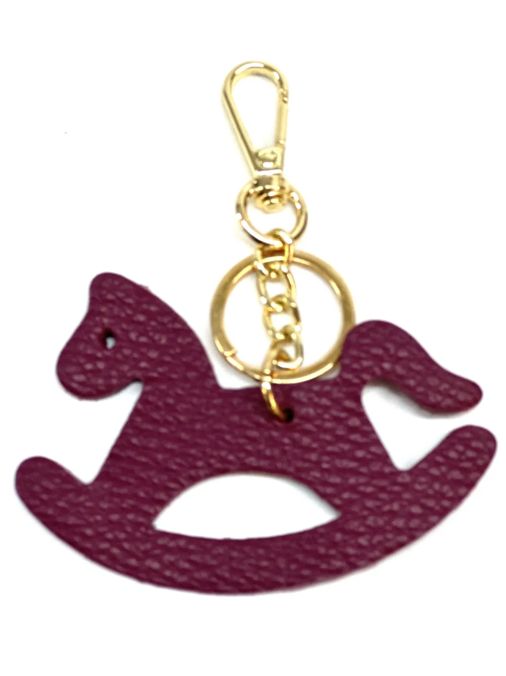 H008-portachiavi(cavallo dondolo) · Purple red