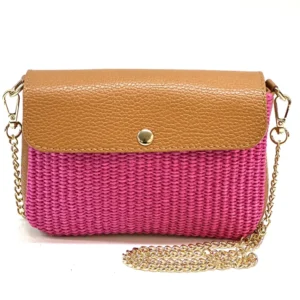 H1008 - Borsa In Rafia · Fuchsia