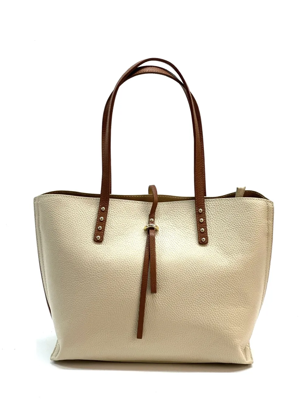 H6382 · Beige / Dark tan