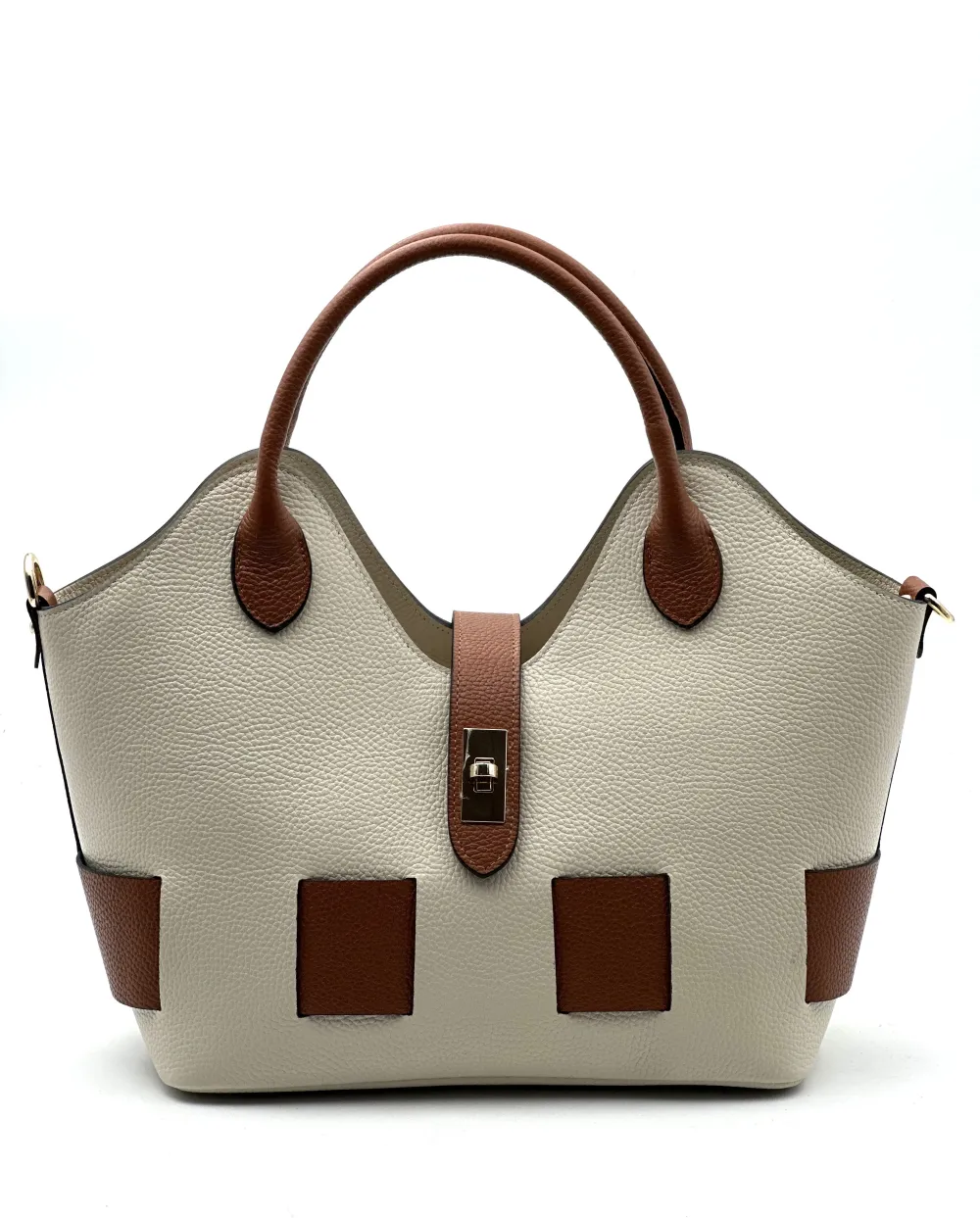 H759 · Beige / Dark tan