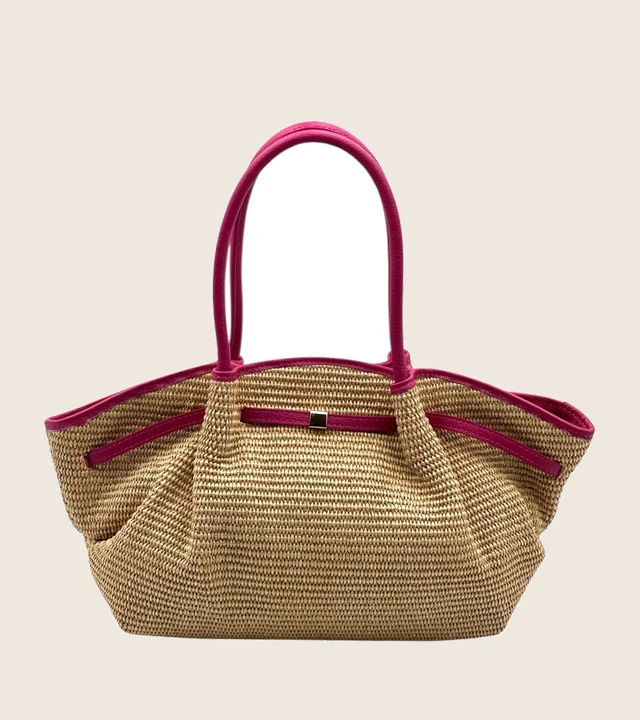 HRF-B0157 · Naturale / Fuchsia