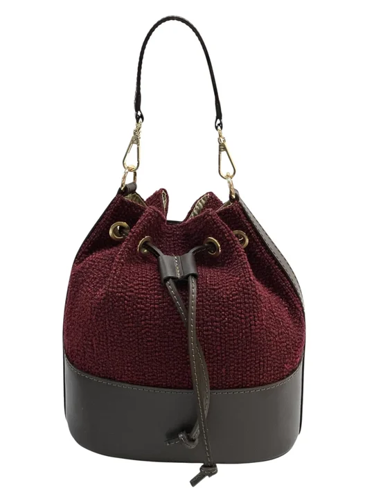 H2665-tweed · Dark red